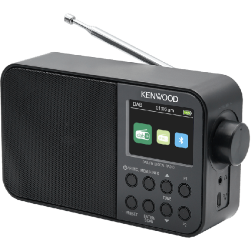 KENWOOD Draagbare DAB+ radio Bluetooth Zwart (CR-M30DAB-B)