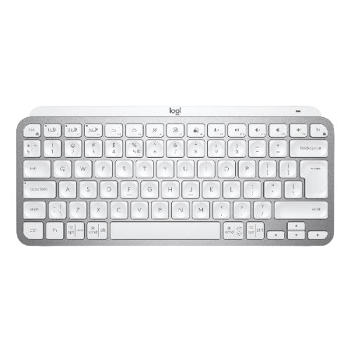 LOGITECH Draadloos toetsenbord MX Keys Mini Illuminated AZERTY FR Pale Grey (920-010483)