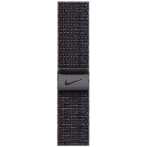 APPLE Armband voor Apple Watch 45 mm Nike Sport Loop Black/Blue (MUJX3ZM/A)