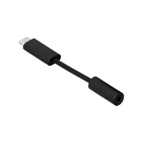 SONOS Line-in adapter voor Era 100 / 300 speakers Zwart (LDNGLWW1BLK)