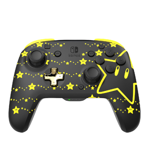 PDP Draadloze Controller Gaming Rematch - Super Star Glow in the Dark - Switch