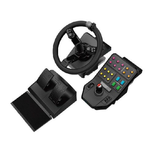 LOGITECH Simulatie stuurwiel + pedalen + zijpaneel Farm Sim (945-000062)