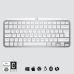 LOGITECH Draadloos toetsenbord MX Keys Mini Illuminated AZERTY FR Pale Grey (920-010483)