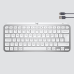 LOGITECH Draadloos toetsenbord MX Keys Mini Illuminated AZERTY FR Pale Grey (920-010483)