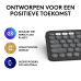 LOGITECH Draadloos toetsenbord Pebble Keys 2 K380s AZERTY Zwart (920-011803)