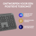 LOGITECH Draadloos toetsenbord Signature Slim K950 AZERTY Zwart (920-012453)