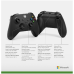 MICROSOFT Draadloze controller Xbox Series Black Carbon (QAU-00009 BLACK)