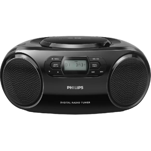 PHILIPS Radio CD DAB+ Zwart (AZB500/12)