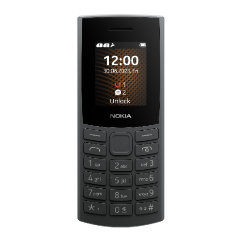 NOKIA GSM 105 2G Dual Sim Charcoal (1GF019CPA2L09)