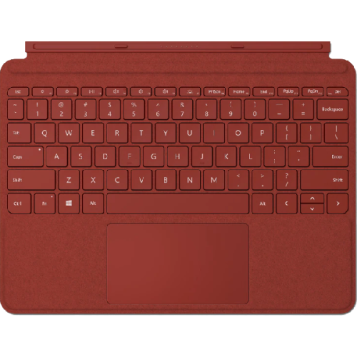 MICROSOFT Toetsenbordcover Surface Go QWERTZ DE/AT Poppy Red (KCT-00065)