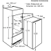 ZANUSSI Inbouw koelkast F (ZRAN12FS)