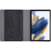 JUST IN CASE Toetsenbordcover Luxe Keyfolio Galaxy Tab A8 AZERTY Zwart (218491)