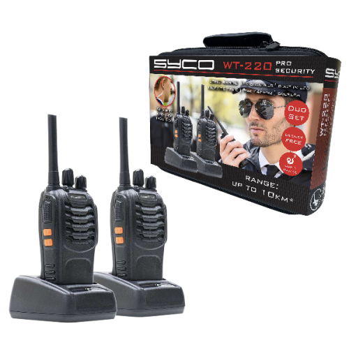 SYCO Walkie Talkie WT-220 Pro PMR 446 Radio (WT-220 PRO)