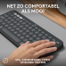 LOGITECH Draadloos toetsenbord Pebble Keys 2 K380s AZERTY Zwart (920-011803)