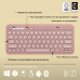 LOGITECH Draadloos toetsenbord Pebble Keys 2 K380s AZERTY Roze (920-011805)