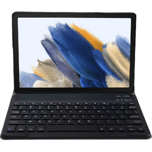 JUST IN CASE Toetsenbordcover Luxe Keyfolio Galaxy Tab A8 AZERTY Zwart (218491)