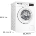 BOSCH Wasmachine voorlader Serie 6 - 8 kg A (WUU28T00FG)