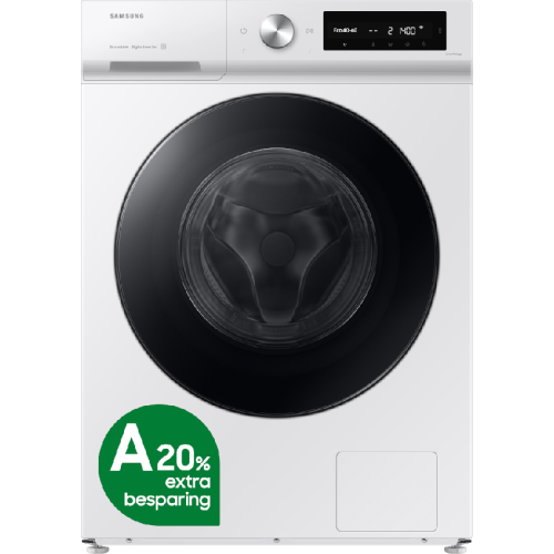 SAMSUNG Wasmachine voorlader A-20%* Bespoke SuperSpeed 7000 Serie (WW90DB7U34GW)