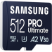 SAMSUNG Geheugenkaart microSD Pro Ultimate 512 GB met SD-adapter (MB-MY512SA/WW)