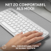LOGITECH Draadloos toetsenbord Pebble Keys 2 K380s AZERTY Wit (920-011804)