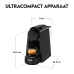 DE LONGHI Nespresso Essenza Mini Zwart EN85.B – Capsule koffiemachine - Compact design - 19 bar
