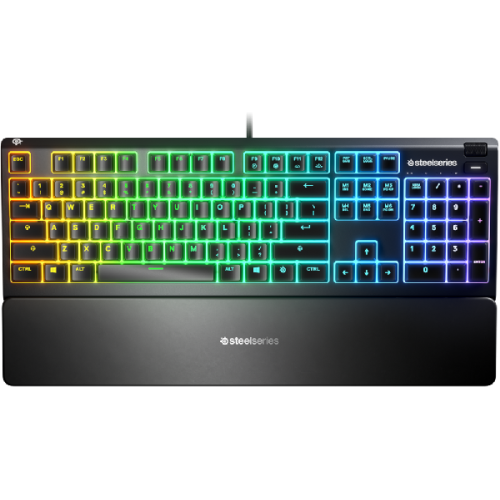 STEELSERIES Gaming toetsenbord Apex 3 RGB AZERTY Zwart (64799)