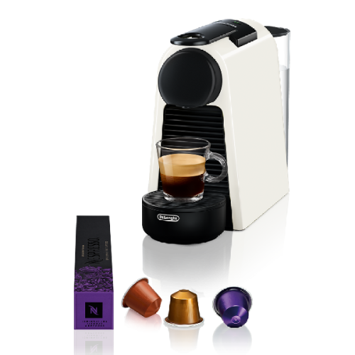 DE LONGHI Nespresso Essenza Mini Wit EN85.W – Capsule koffiemachine – Compact design – 19 bar