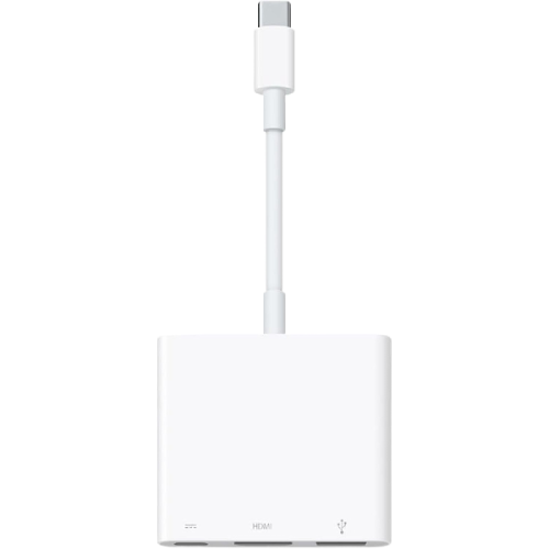 APPLE Adapter multi-port digitale AV USB-C Wit (MW5M3ZM/A)