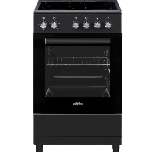 EVERGLADES EVCK5120 Elektrisch fornuis Zwart 50cm