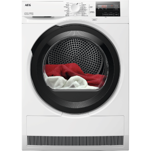 AEG TR78E24 Z - Warmtepompdroger - 8 kg  - 64 dB - Energielabel D
