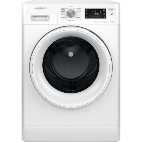 WHIRLPOOL FFWDB 964369 WV EE - Was-droogcombinatie - 9 kg + 6 kg - 1400 rpm - 75 dB