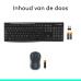 LOGITECH Draadloos toetsenbord en draadloze muis MK270 AZERTY Zwart (920-004524)