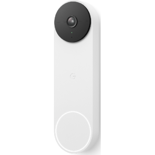 GOOGLE GOOGLE Bedrade Video-deurbel Smart Nest mat batterij Wit (GA01318-FR) Video deurbel
