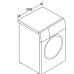 BOSCH WAN282M4FG - Wasmachine voorlader - 8 kg - 1400 rpm - 72 dB