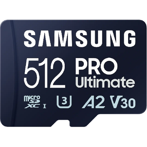 SAMSUNG Geheugenkaart microSD Pro Ultimate 512 GB met SD-adapter (MB-MY512SA/WW)