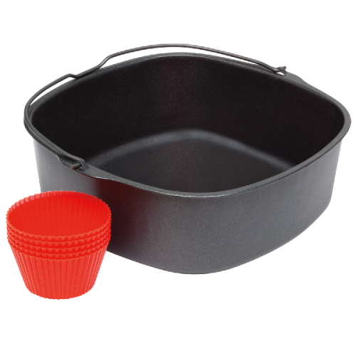 PHILIPS Airfryer Kit Baking Pan en Muffin Cups (HD9925/01)
