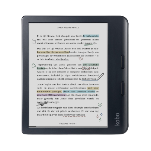 KOBO E-Reader Libra Colour - Zwart