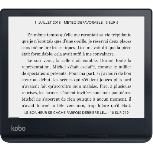 KOBO E-reader Sage Zwart (N778-KU-BK-K-EP)