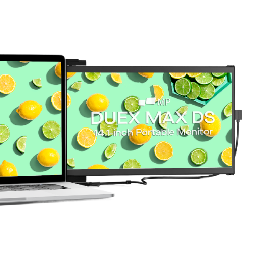 MOBILE PIXELS Duex Max DS - Black - 14 inch - Full HD - IPS (In-Plane Switching)