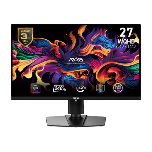MSI Gaming monitor MAG 271QPX QD-OLED E2 - 26.5 inch - QHD - OLED (Organic Light-Emitting Diode)