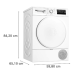 BOSCH WTH8320MFG - Warmtepomp droogkast D