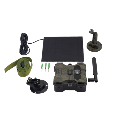 TECHNAXX Wild camera 4G full HD met zonnepaneel 5W Camouflage Groen (TX-189)