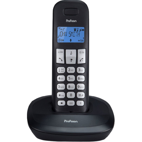 PROFOON Draadloze telefoon PDX-1100 Zwart Mono