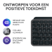 LOGITECH Draadloos toetsenbord MX Keys S AZERTY Grafiet (920-011574)