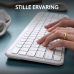 LOGITECH Draadloze toetsenbord en muis MK950 Signature Slim AZERTY Wit (920-012595)