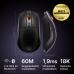 STEELSERIES Gaming Muis Rival 3 Wireless Gen 2 Black