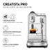 SAGE Sage Nespresso Creatista Pro Stainless Steel SNE900BSS4EEU1 – Capsule koffiemachine - Melksysteem voor cappuccino - 19 bar