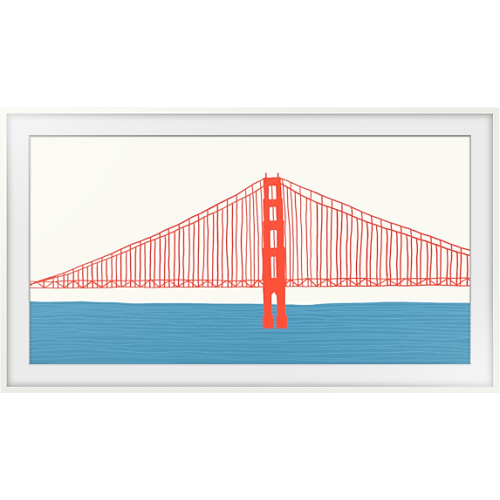 SAMSUNG TV-frame aanpasbare bezel 43" The Frame 2021 Wit (VG-SCFA43WTBXC)