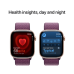 APPLE Watch S10 GPS 46 mm Aluminum Rose Gold  kast, Plum Sport Loop Band (MWXD3QF/A)