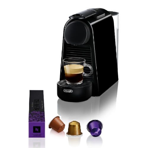 DE LONGHI Nespresso Essenza Mini Zwart EN85.B – Capsule koffiemachine - Compact design - 19 bar